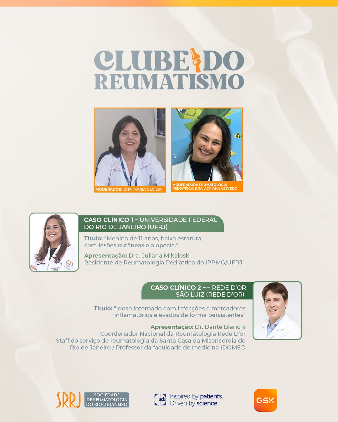 Clube do Reumatismo - Maio 2026